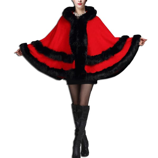 [LCS]Faux Fur Worsted Kappe Kompatibel med Piger