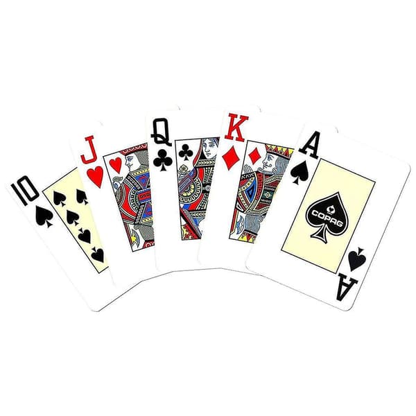 [LCS]Sort, PokerStars spillekort-100% plastik-sort