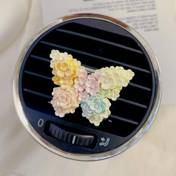 3D Blomst Sommerfugl Silikoneforme Epoxy Resin Forme Blomst Sommerfugl Lysforme til Lysfremstilling Silikoneform til DIY Duftlys