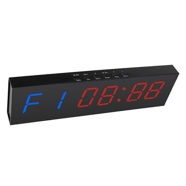 [LCS] LED Gym Timer Stoppur med Fjärrkontroll, Nedräkning/Uppräkning Klocktimer, Intervalltimer