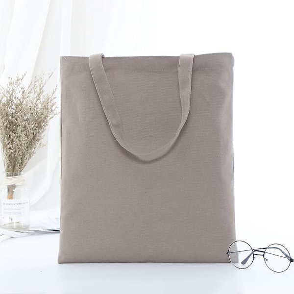 Tygkasse Canvas Konstväska 40*34 cm Grey