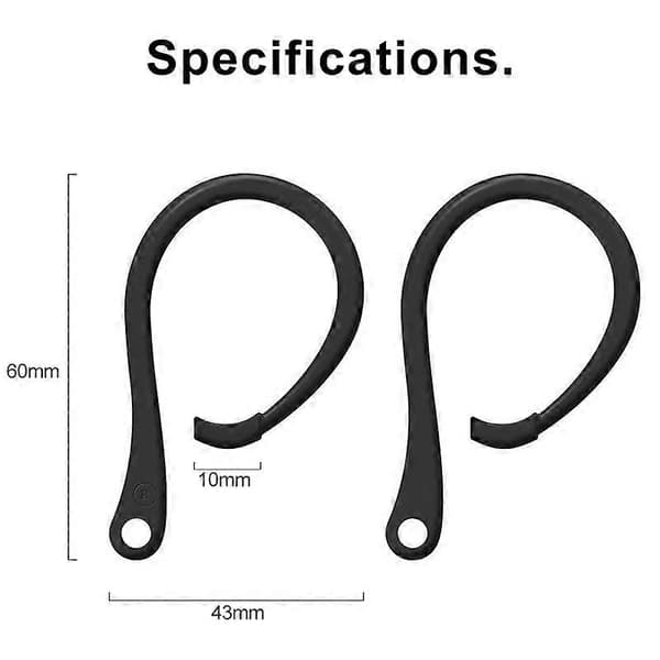 För AirPods 1 / 2 / Pro Anti-förlorad silikonhörlurskrok