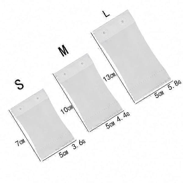 Shapewear-forlenger med 2 rader kroker, bomullsforlengelse, knappforlenger White