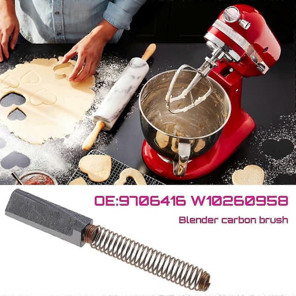 Moottorin hiiliharjasarja Kitchenaid-yleiskoneeseen 5ksm90 K45 5kpm5 2kpl 15