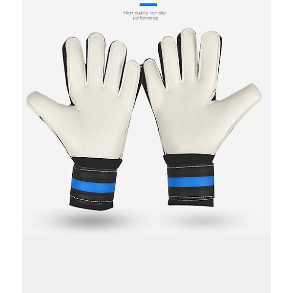 Målmandshandsker til voksne med stærkt greb til de sværeste redninger og beskyttelse mod skader Blue 9 19-20cm