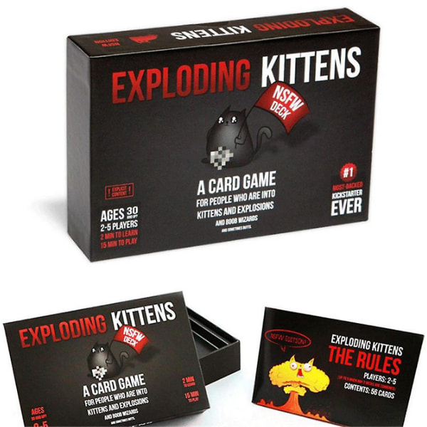 Exploding Kittens Ett ryskt roulette-kortspel Style2