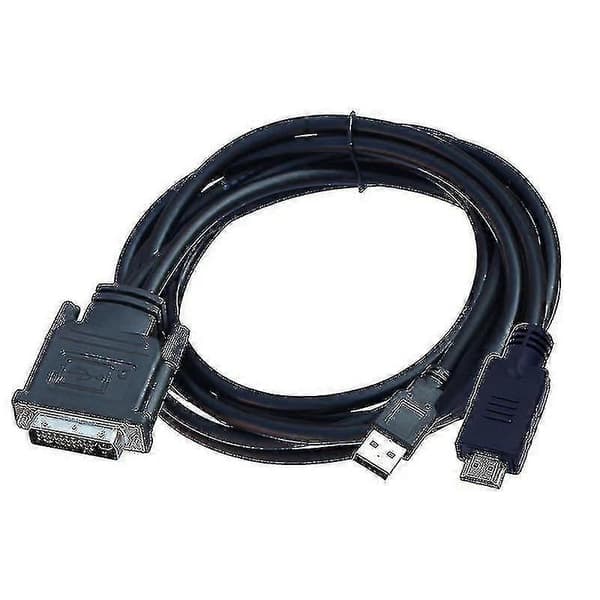 DVI M1-da 30+5 Pin til HD-kompatibel kabel Dobbel lenke + USB projektor kabel 1,7m