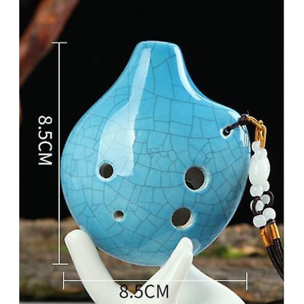 6 Huller Sopran C Keramisk Ocarina Dexterøs, Let at Lære, God til Begyndere
