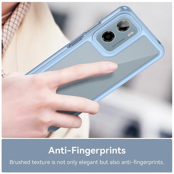 [LCS] Akryl + TPU Mobilskal för Motorola Moto G05 Blue