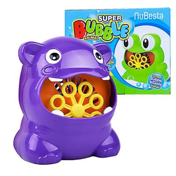 flodhäst och groda bubbelmaskin med bubbelmaskin för barn
