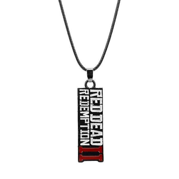 4 st Red Dead: Redemption Nyckelring Halsband Hänge Tillbehör