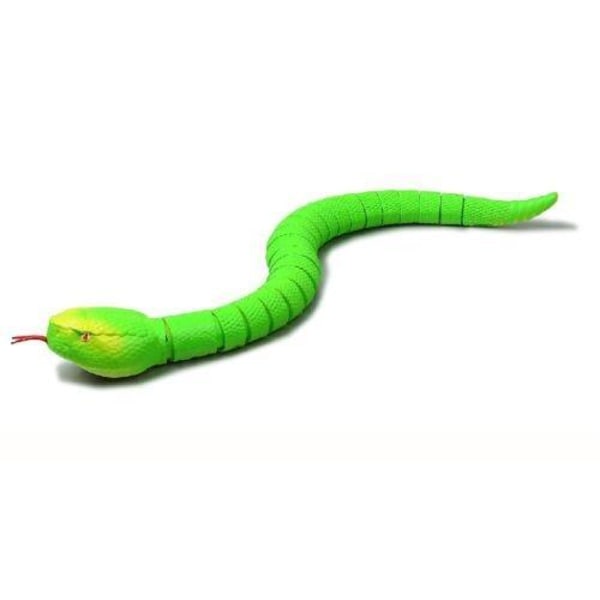 Fjärrkontroll orm trick djur läskiga bus leksak grön