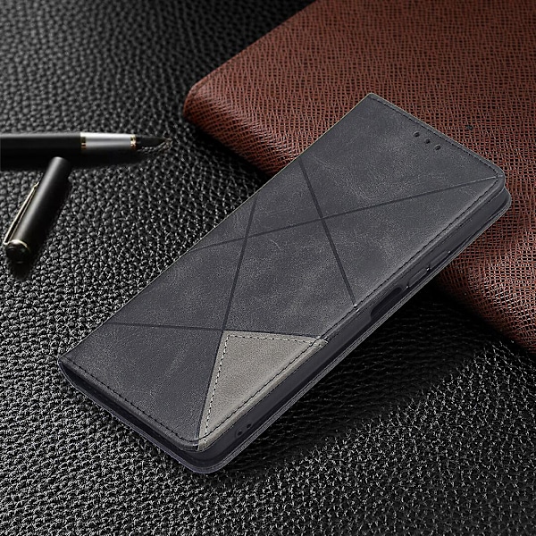 Etui til Xiaomi Mi 11t/11t Pro Flip Cover Spleiset PU-Lær -