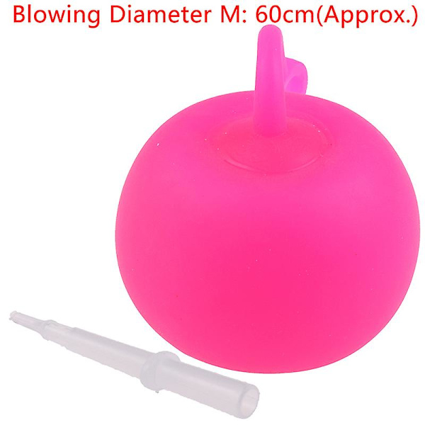 Mjuk luft- och vattenfylld bubbelboll för barn utomhus RED M