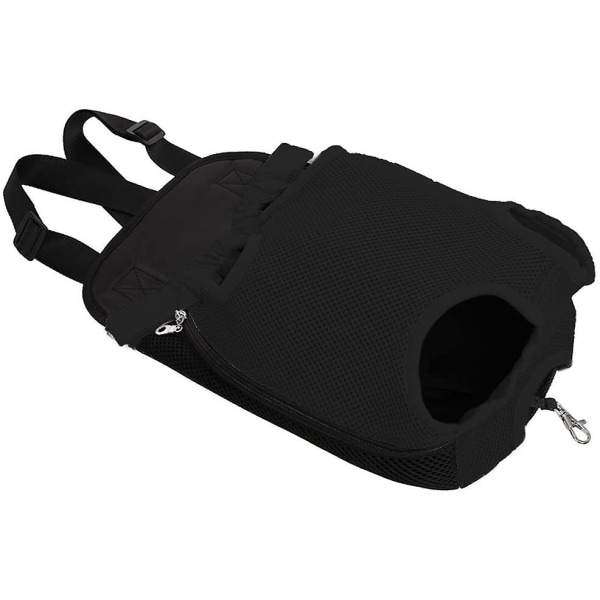 Benbärare för hund, justerbar ryggsäcksväska för handsfree Mesh*Black