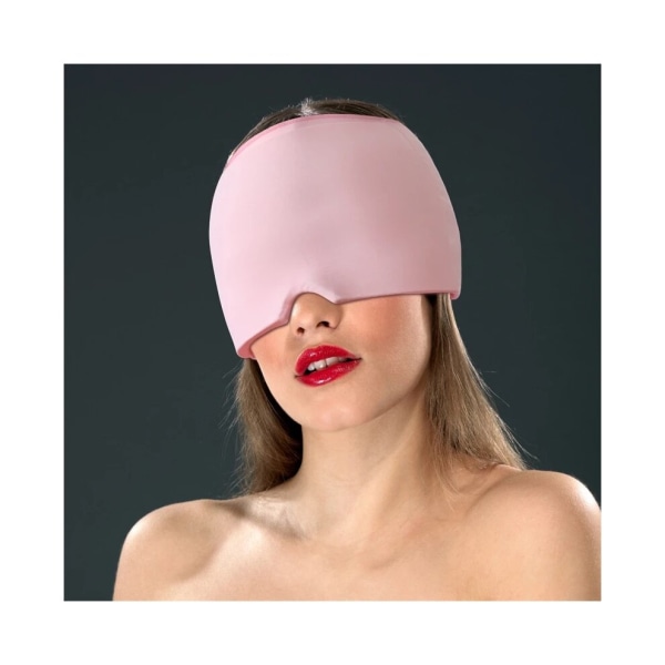 Migrän Relief Hat Ice Compression Gel Eye Mask Pink
