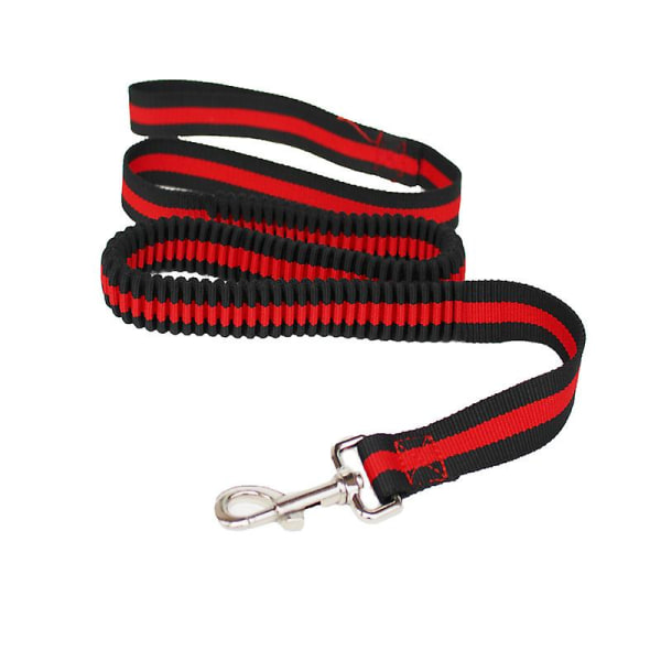 Hands Free Elastiskt Bungee Hundkoppel För Löpning Promenader Vandring Med Justerbart Midjebälte Red