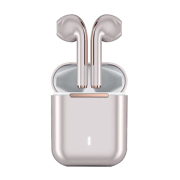 TWS Bluetooth Ørepropper Trådløse Øretelefoner Sportsørepropper Headset Trådløse Hovedtelefoner Champagne Gold