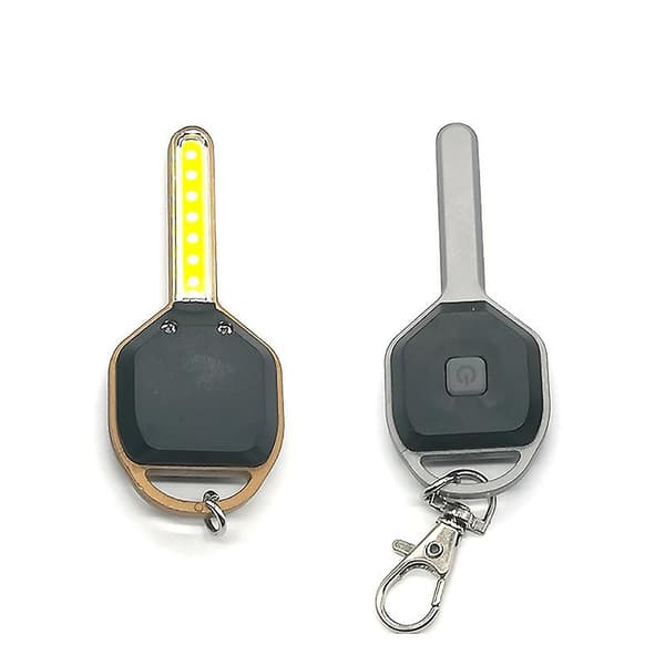 [LCS] Campingutrustning Ficklampa Nyckelring Lampor Utomhus Multiverktyg Silver