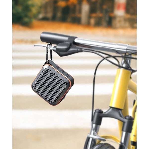 Bärbar Bluetooth-högtalare, Högre volym, Kristallklart stereo, Fyllig bas, 30 meters trådlös räckvidd, Mikrofon, IPX5, Bluetooth-högtalare