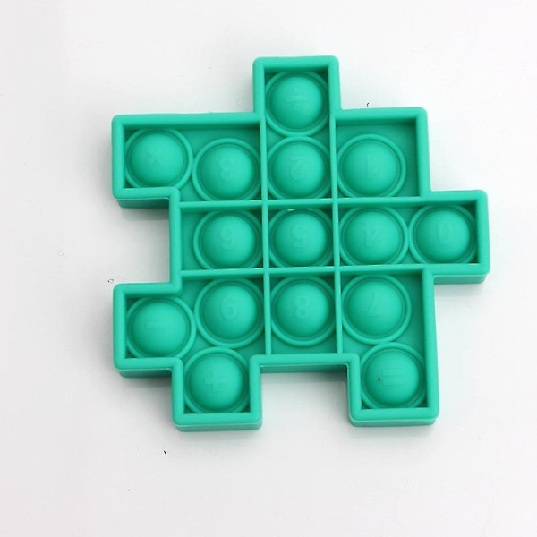 Pops Kit Kub Fidget Stressleksaker Modell Bubbla Antistress Vuxna Barn Sensorisk Silikon Pussel Kläm Leksak Barn Present