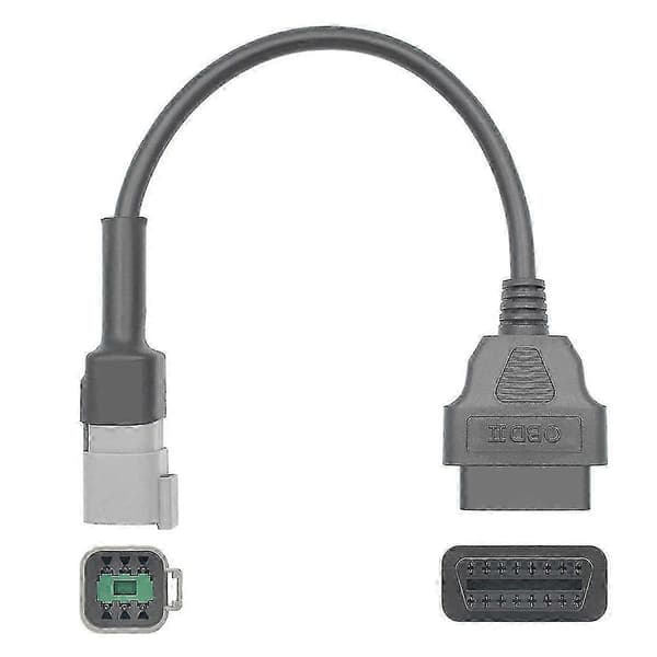 CAN AM UTV diagnostisk kabel 6-benet til 16-benet OBD2 scanneradapter Black