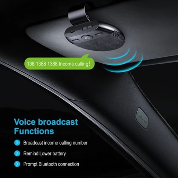 [LCS]/EA/Bilsolskydd Bluetooth V5.0 Högtalare Handsfree-samtal Bilkit Musik Bla