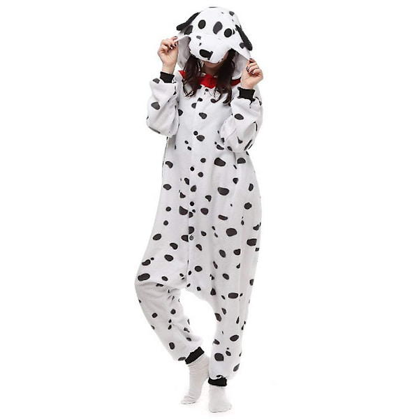Reedca Totoro Aikuisten Onesie Halloween Cosplay Asut Anime Pyjamat Yhteensopiva Naisten Ja Tyttöjen Kanssa, napitus Dalmatian M