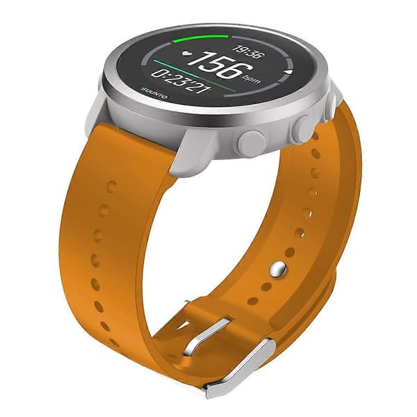 [LCS]Silikoninen ranneke Suunto 5 Peak -kellolle Amber Yellow