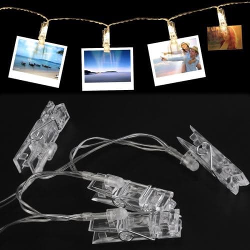 LED-belysning Girlander / LED-dekorasjon 10m Fotoklipp LED-lys