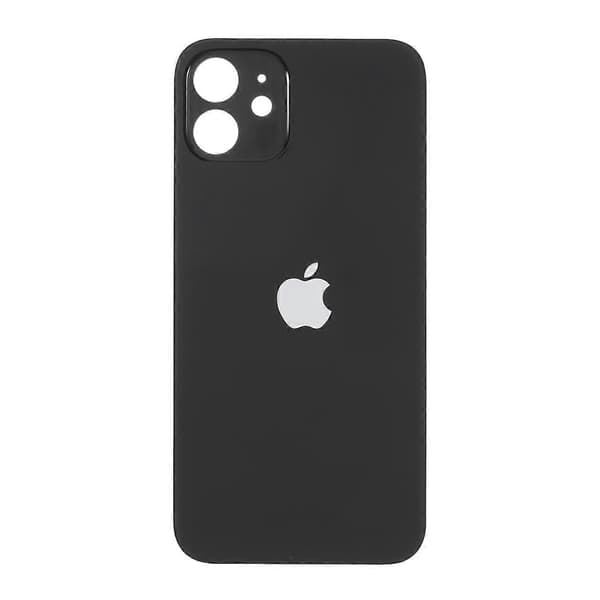 [LCS] For iPhone 12 Batterideksel Reparasjonsdel (Kameraringhull Standardversjon) - Multicolor Black