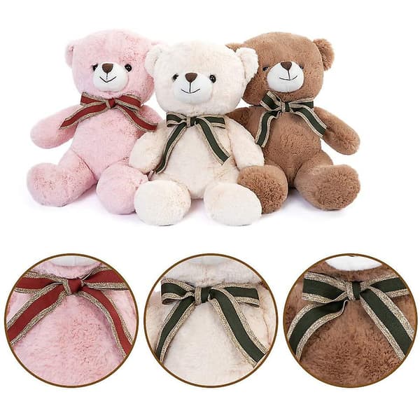 [LCS]Sød blød bamse tøjdyr plyslegetøj dukker gave til børn Beige 35cm