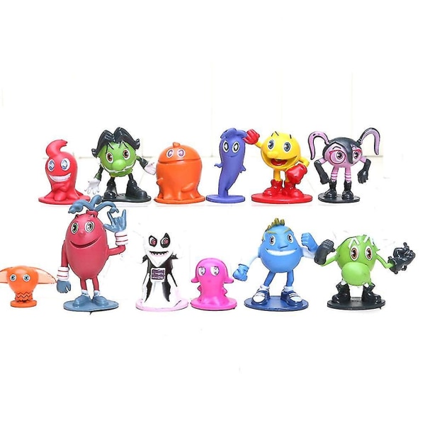 12 st/lot Pac Man Ghostly Adventures Actionfigur