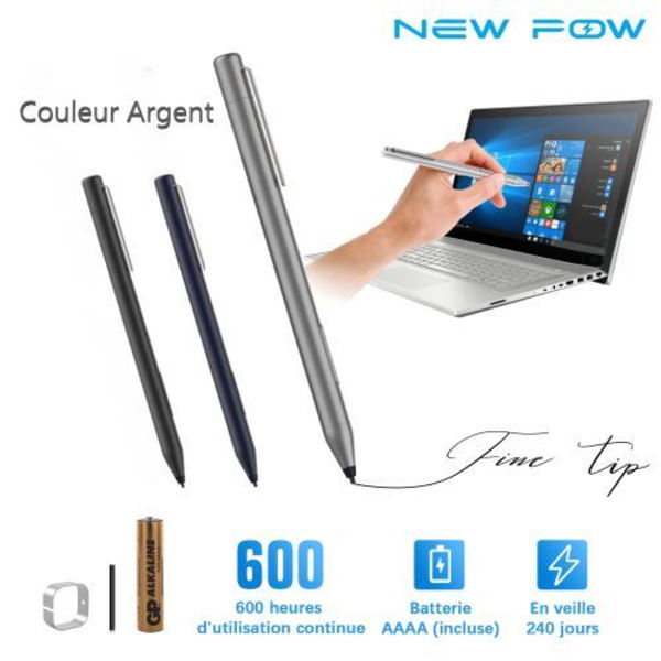 (Sølv) Digital berøringsskjerm-stylus penn for Microsoft Surface