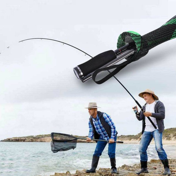 Fiskespöskydd Flätad Mesh Spinnspö Skyddshylsor