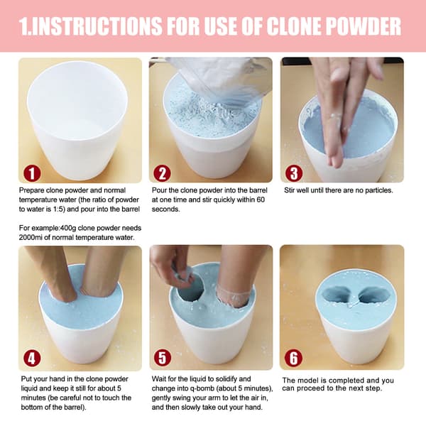 [LCS] Hand Casting Kit for Couples - DIY Plaster Casting Kit for Hand Casts, Anniversary Gifts, Memorial Gifts