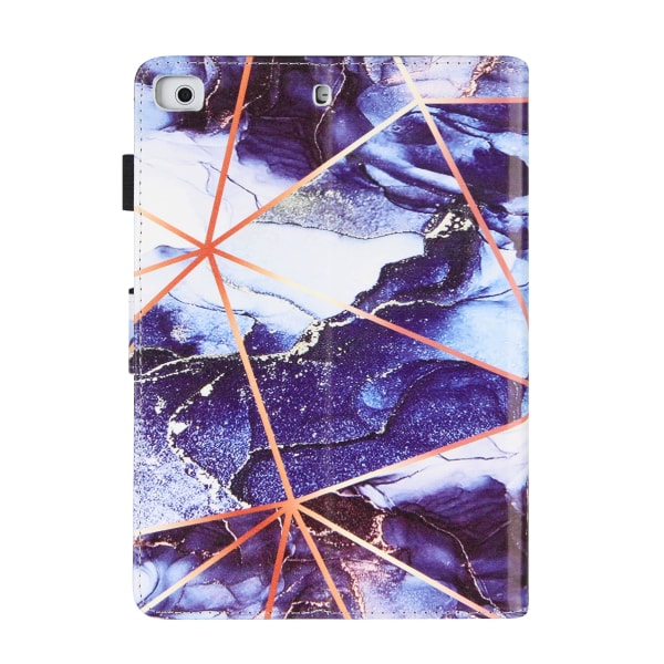 Tabletfodral i PU-läder med marmordesign för Apple Ipad Mini 5 4 3 2 dark blue
