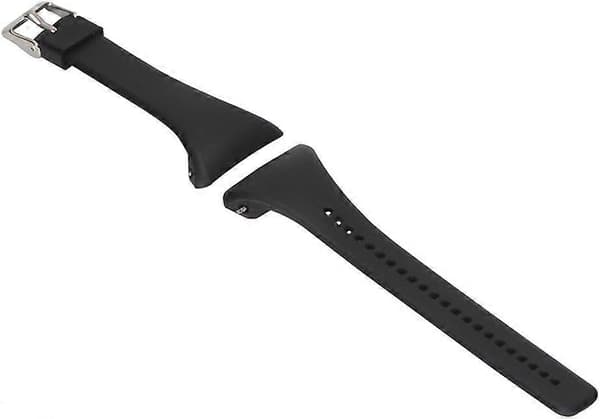 Polar FT4 FT7-rem, udskiftningsarmbånd i silikone til Polar FT4 FT7 pulsmåler, sort