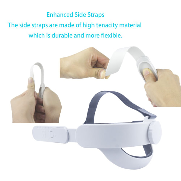 [LCS]Pannband för Oculus Quest 2 3 plast Vit