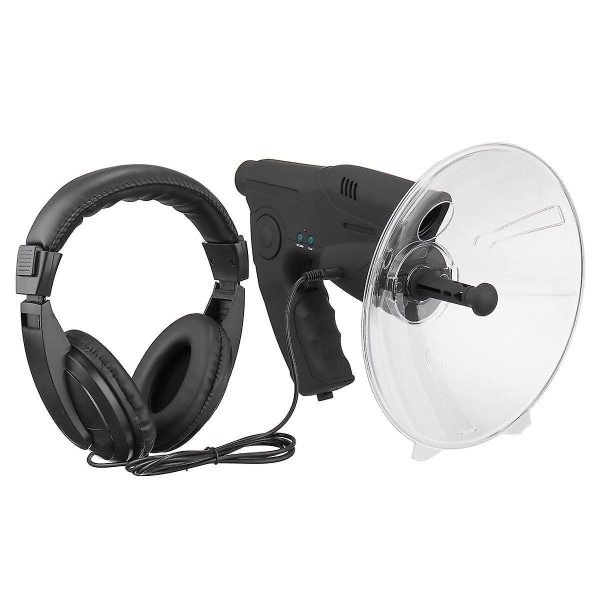 Parabolisk Mikrofon Monokulär X8 Bionic Ear Långdistans Fågellyssning Teleskop 200M