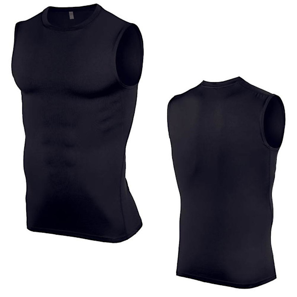 Herre Trænings Tank Top Ærmeløs Muskeltrøje Elastisk Gym Træning Bodybuilding Toppe 2XL