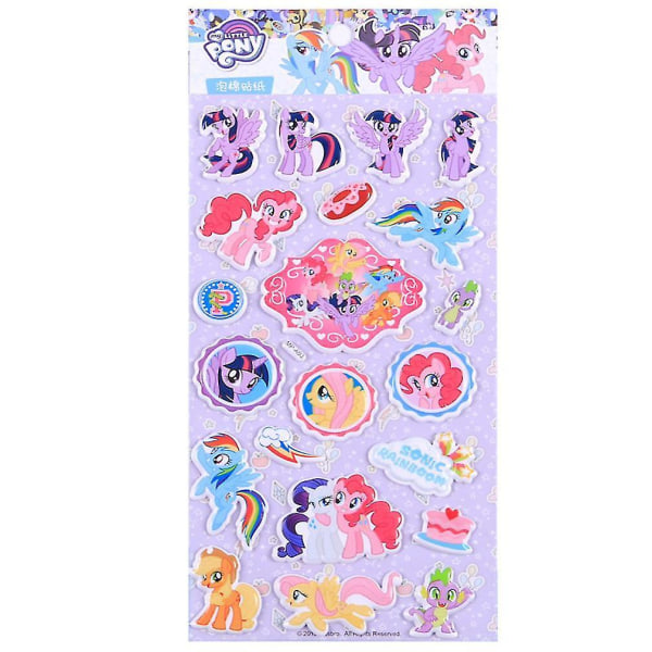 12 ark Pony Horse Puffy Stickers Creative Waterproof Nail Sti