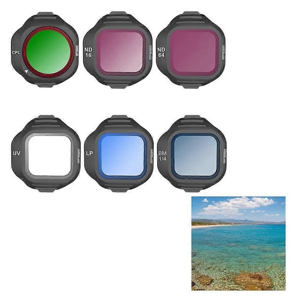 Til Dji Mini 5 Pro Drone Kameralinsefiltre 3PCS set