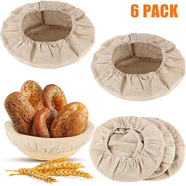 Hevekurver for brød, stofftrekk, eggbrett i lin, for bakeri, hjemmebaking, profesjonelt verktøy for