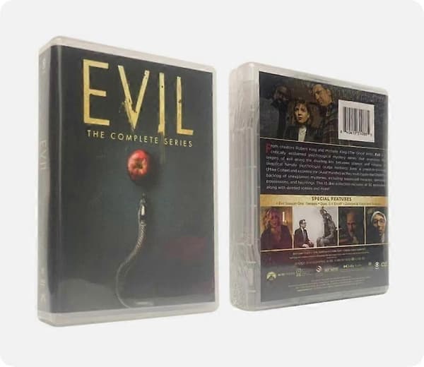 Evil(2019-2024): Den komplette serie sæson 1-4 TV-serie NY (DVD 13-disc sæt)