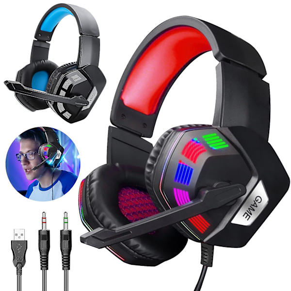 Nintendo Switch Gaming Headset Red