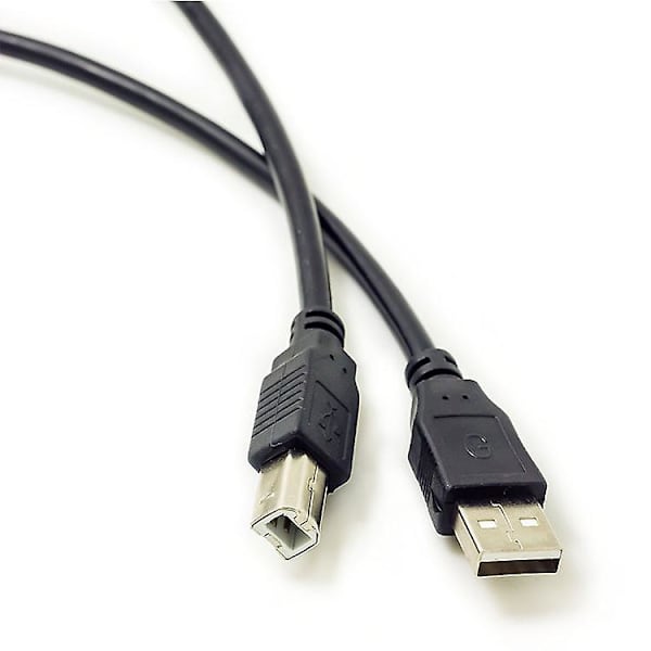 Skrivarkabel USB-utskriftskabel 1,5 meter 5 st