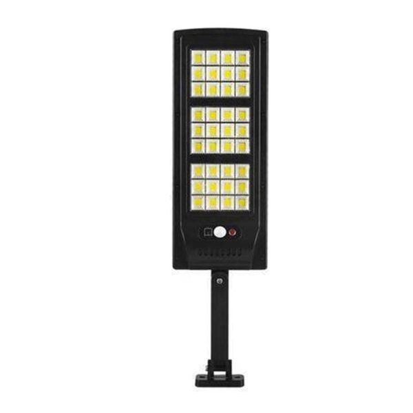 Solar LED-lampa 6000k Gatubelysning med fjärrkontroll 3 Funktioner Människokroppsinduktionsljus Utomhus