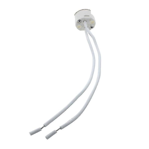 [LCS]15 stk. hvit MR16 GU5.3 keramisk sokkel LED lys lampeholder-AK