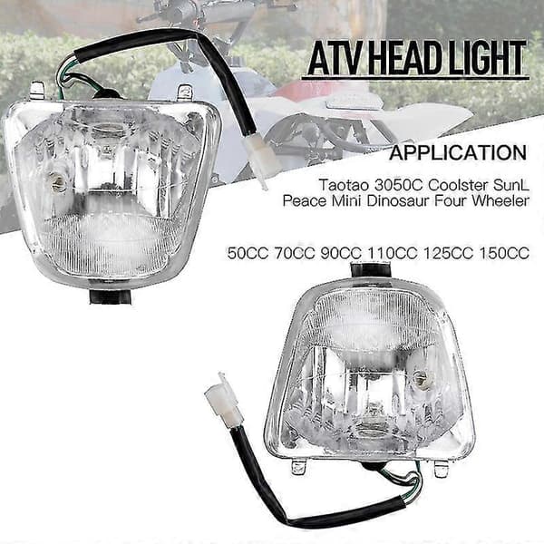 [LCS] ATV Hovedlys Lampe Montering 50Cc 70Cc 90Cc 110Cc 125Cc 150Cc 4 Tilbehør